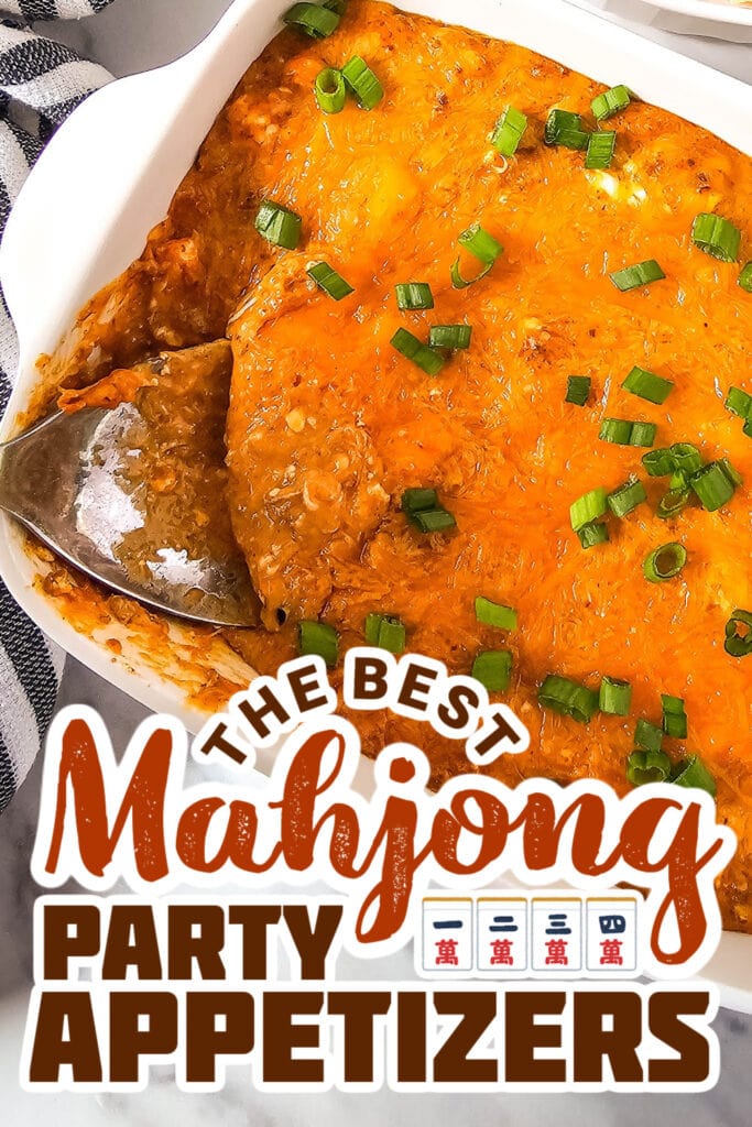 mahjong party food ideas - Chili Cheese Dip