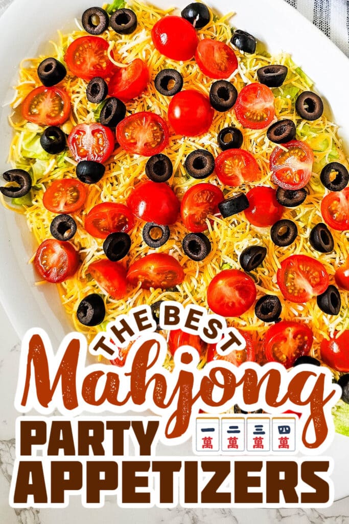 mahjong party food ideas - Classic Taco Dip