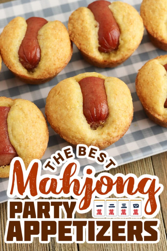 mahjong party food ideas - Corndog Mini Muffins