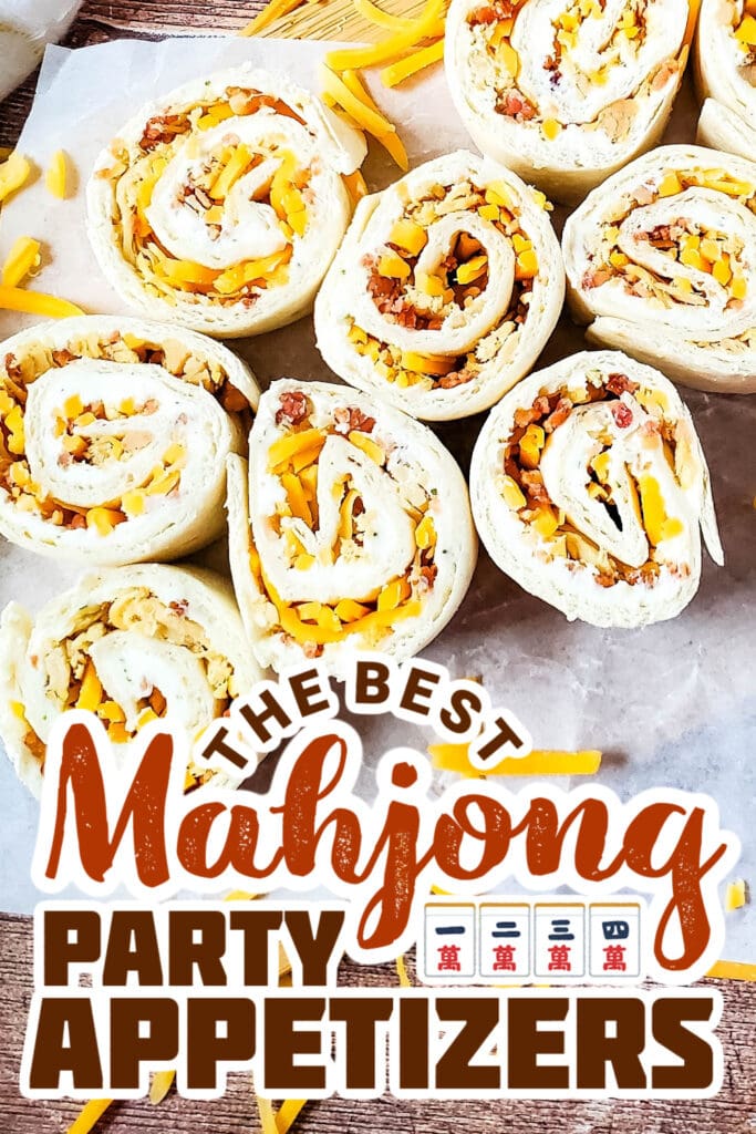 mahjong party food ideas - Crack Chicken Pinwheels