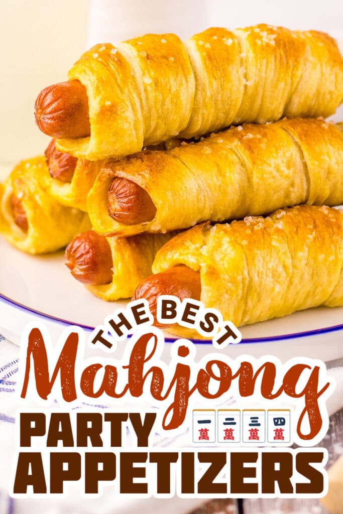 mahjong party food ideas - Homemade Pretzel Dogs