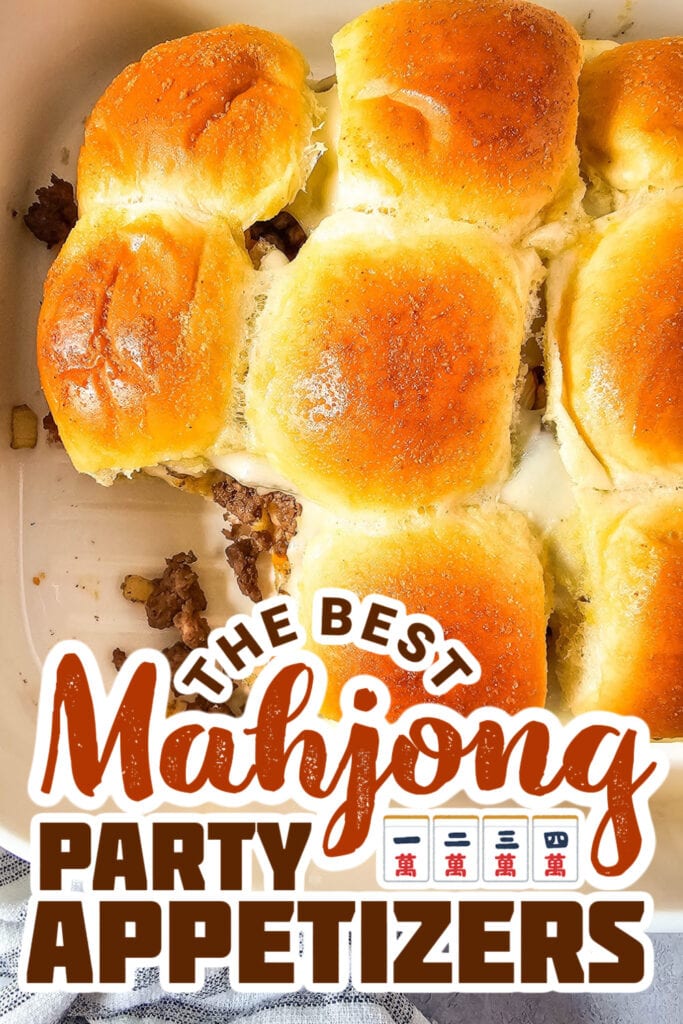 mahjong party food ideas - Mushroom & Swiss Sliders