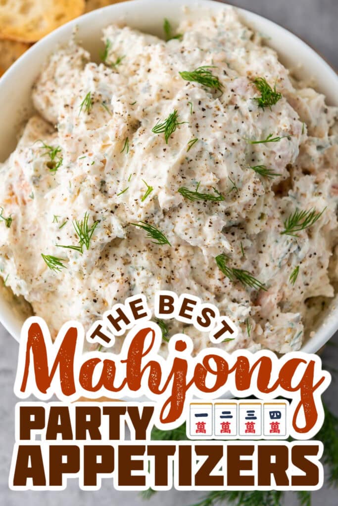 mahjong party food ideas - Smoked Salmon Dip