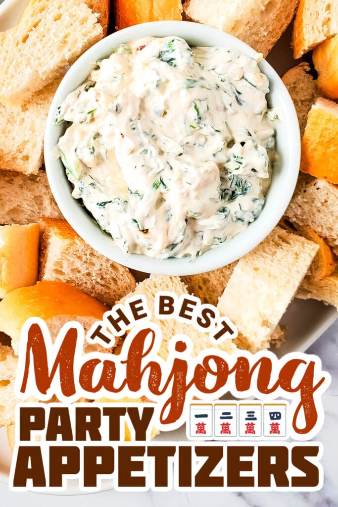 mahjong party food ideas - Spinach Dip