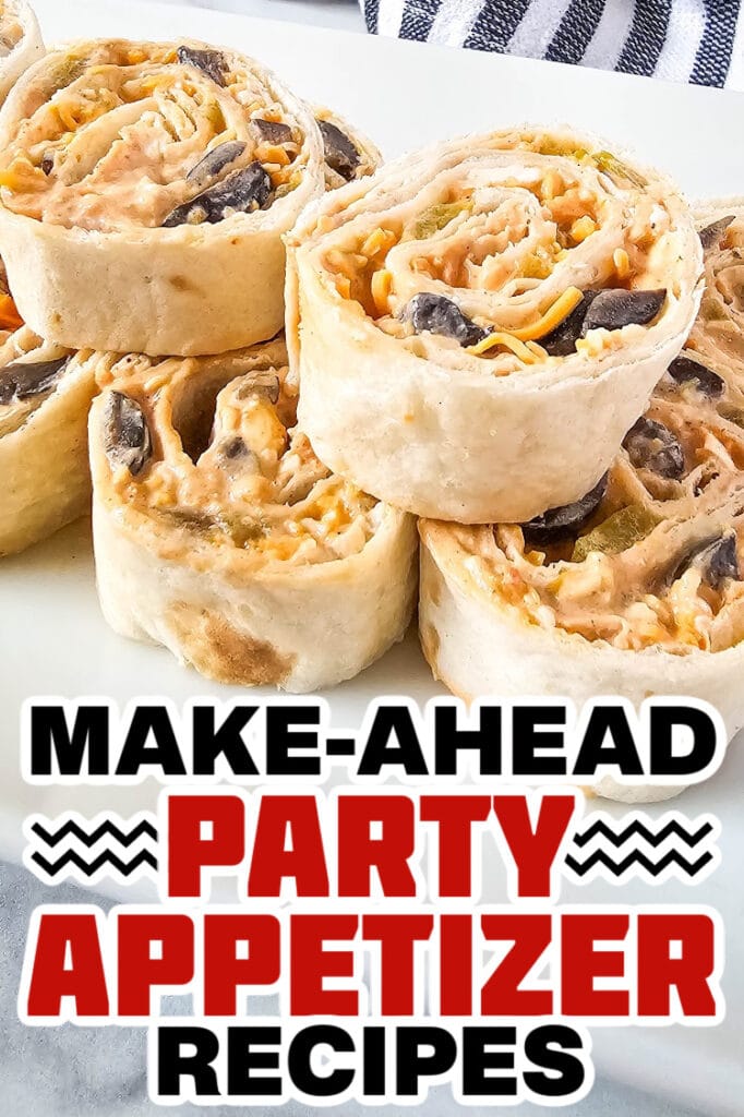 make ahead appetizer-Cheesy Mexican Pinwheels