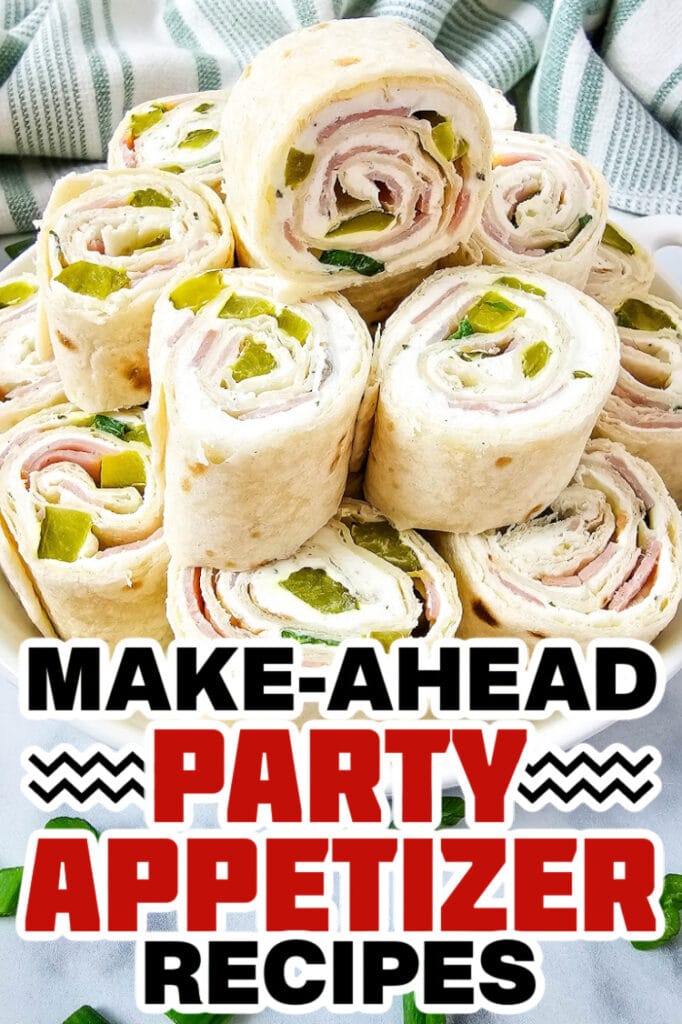 make ahead appetizer-Creamy Pickle Dip Pinwheels