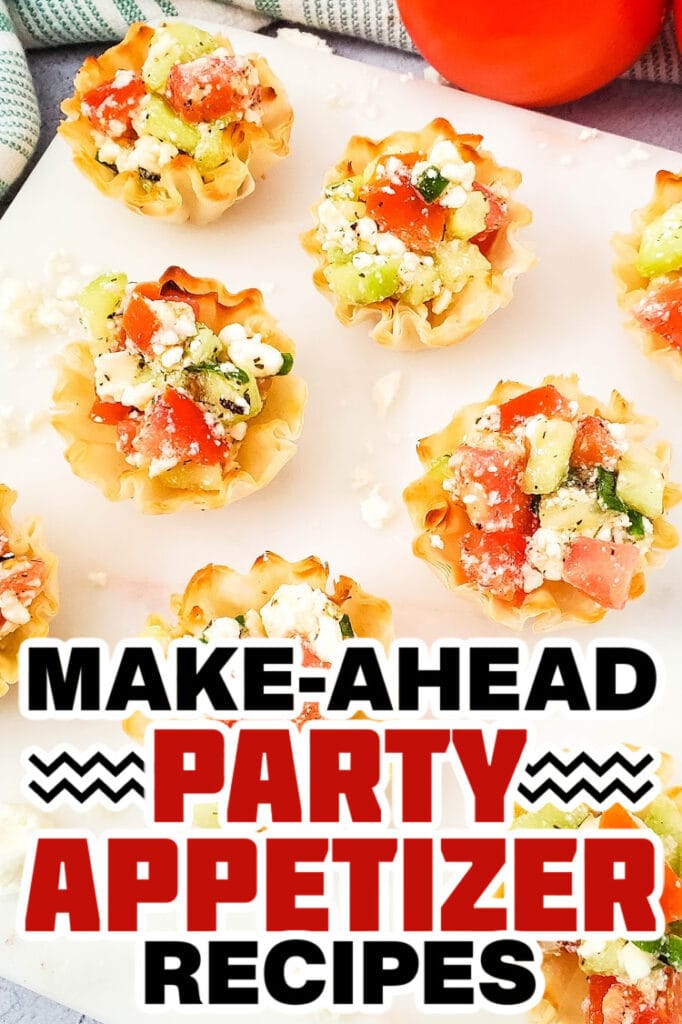 make ahead appetizer -Mediterranean Feta Bites