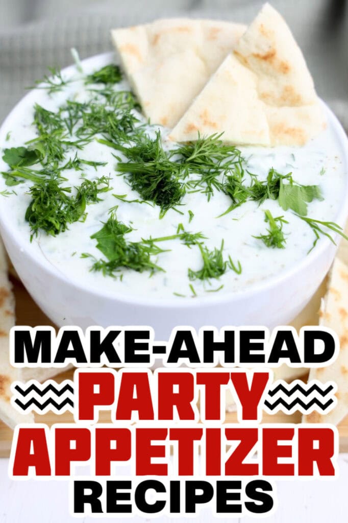 make ahead appetizer -Tzatziki Dip