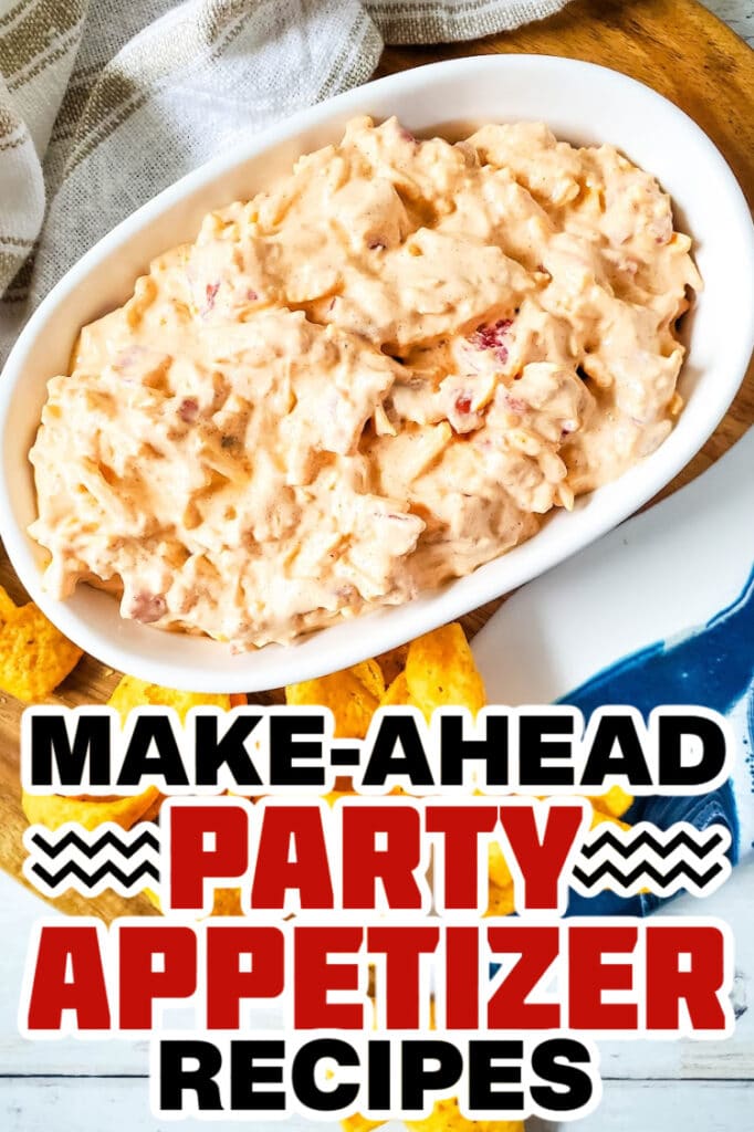 make ahead appetizer -Viral Tiktok Boat Dip