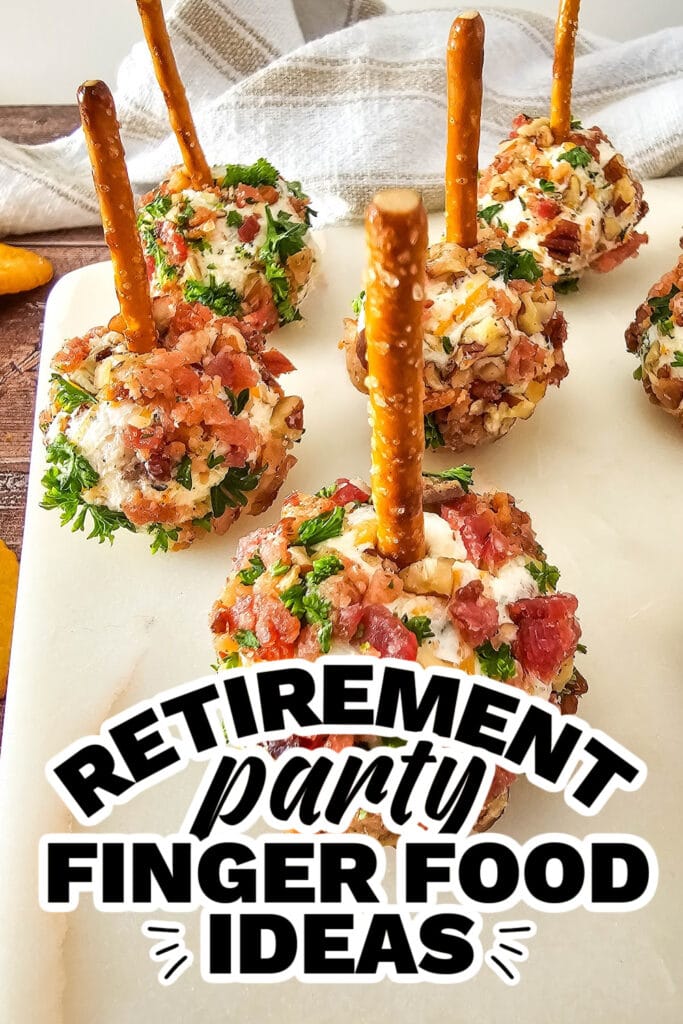 retirement party finger food ideas - Cracked Out Cheeseball Bites