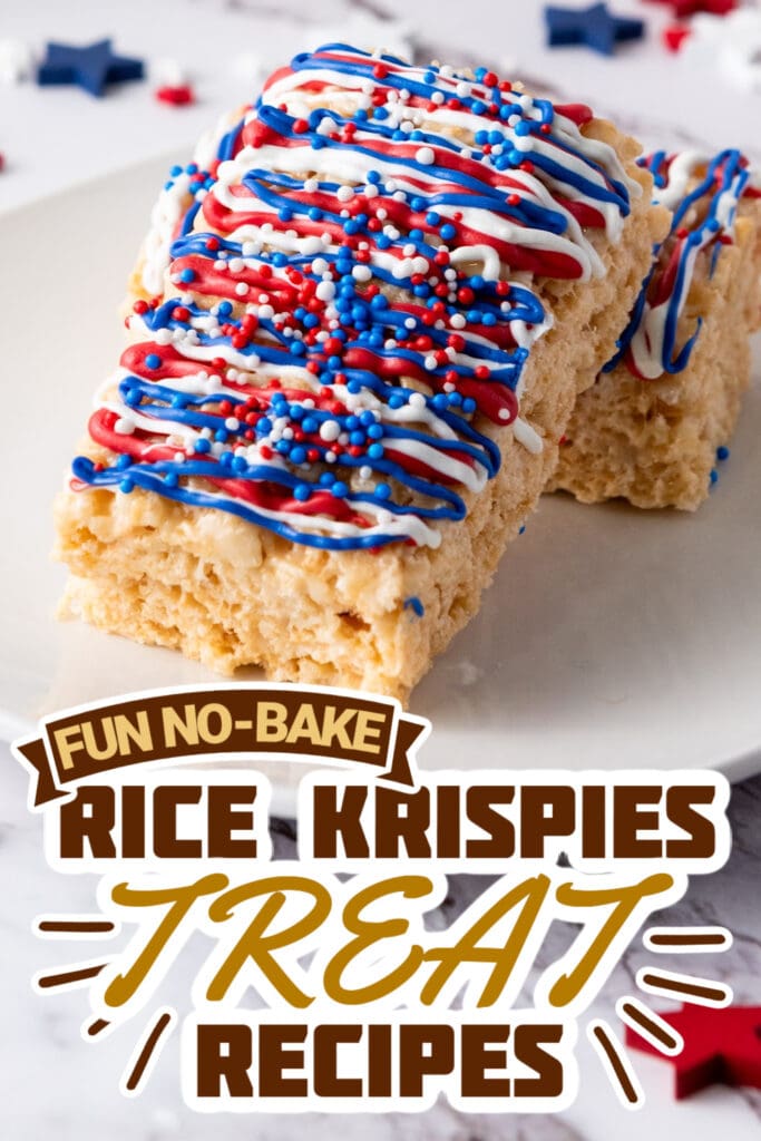 rice krispie treat recipes -Patriotic Rice Krispie Treats