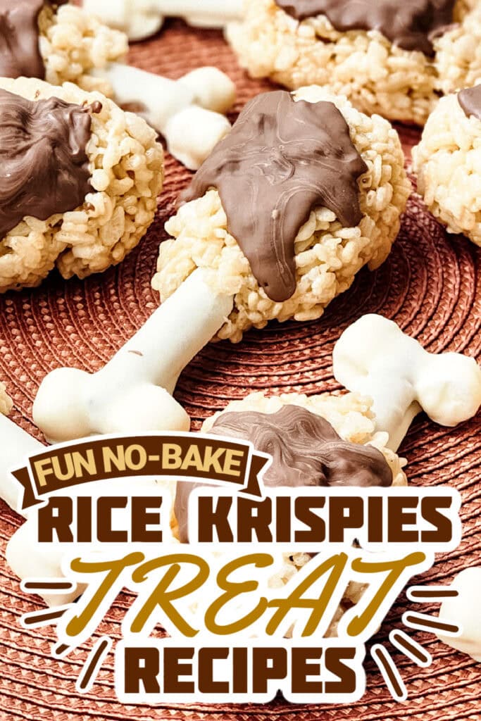rice krispie treat recipes -Turkey Leg Rice Krispies Treats