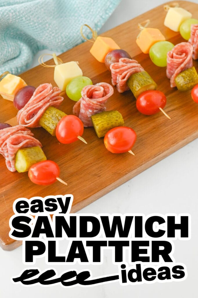 sandwich platter ideas - Charcuterie Skewers