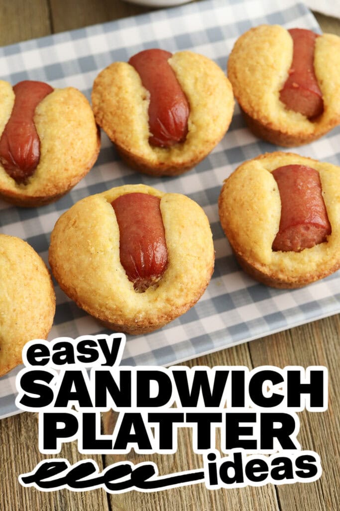 sandwich platter ideas - Corndog Mini Muffins