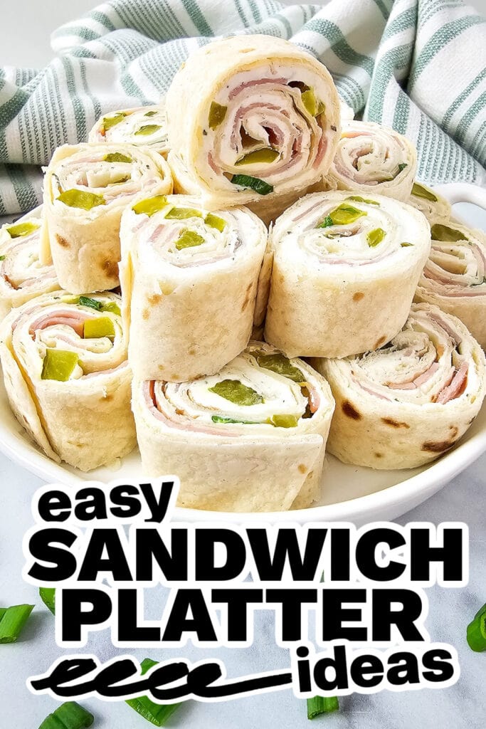 sandwich platter ideas - Pickle Dip Pinwheels