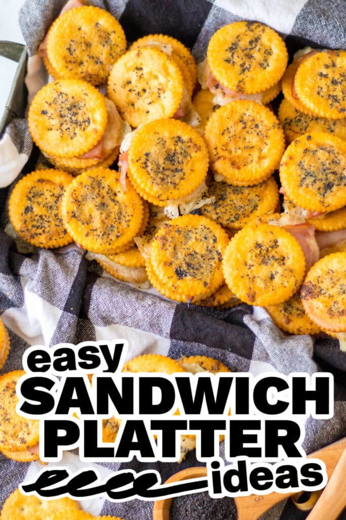 sandwich platter ideas - Ritz Ham Sandwiches