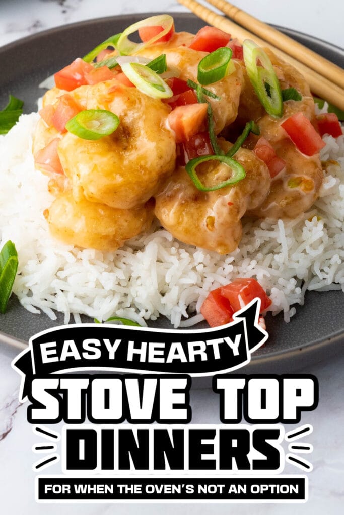 stove top dinners - Bang Bang Shrimp