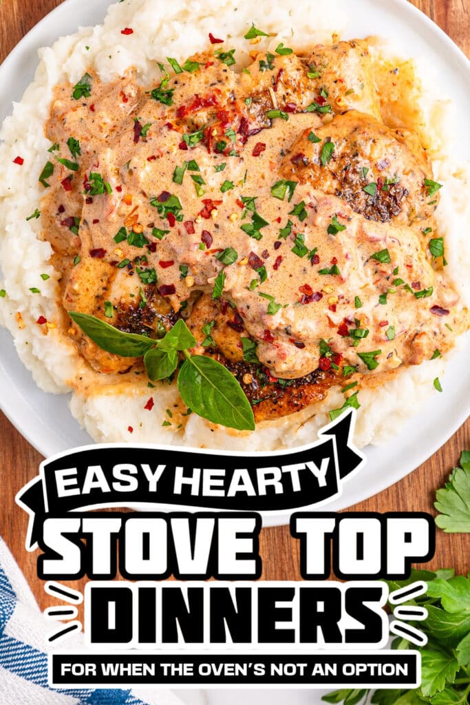 stove top dinners - Creamy Garlic Marry Me Chicken