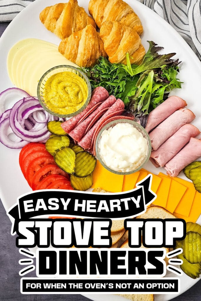 stove top dinners -Make-Your-Own Mini Sandwich Board