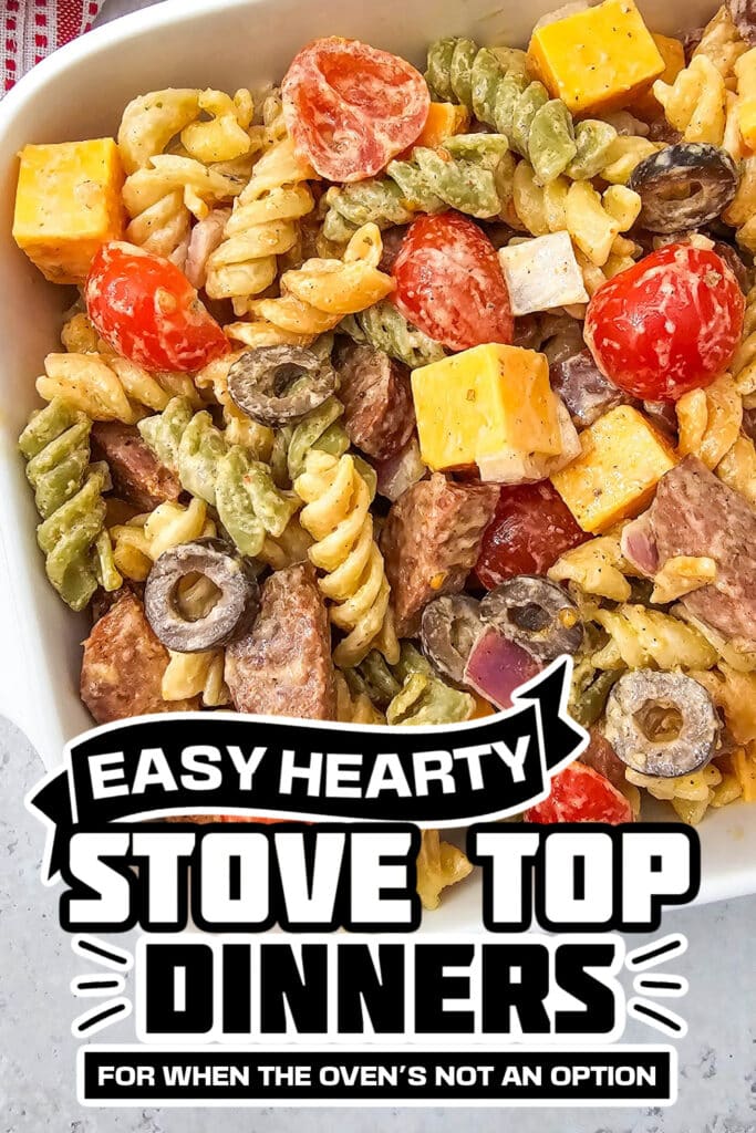 stove top dinners - Smoked Sausage Pasta Salad