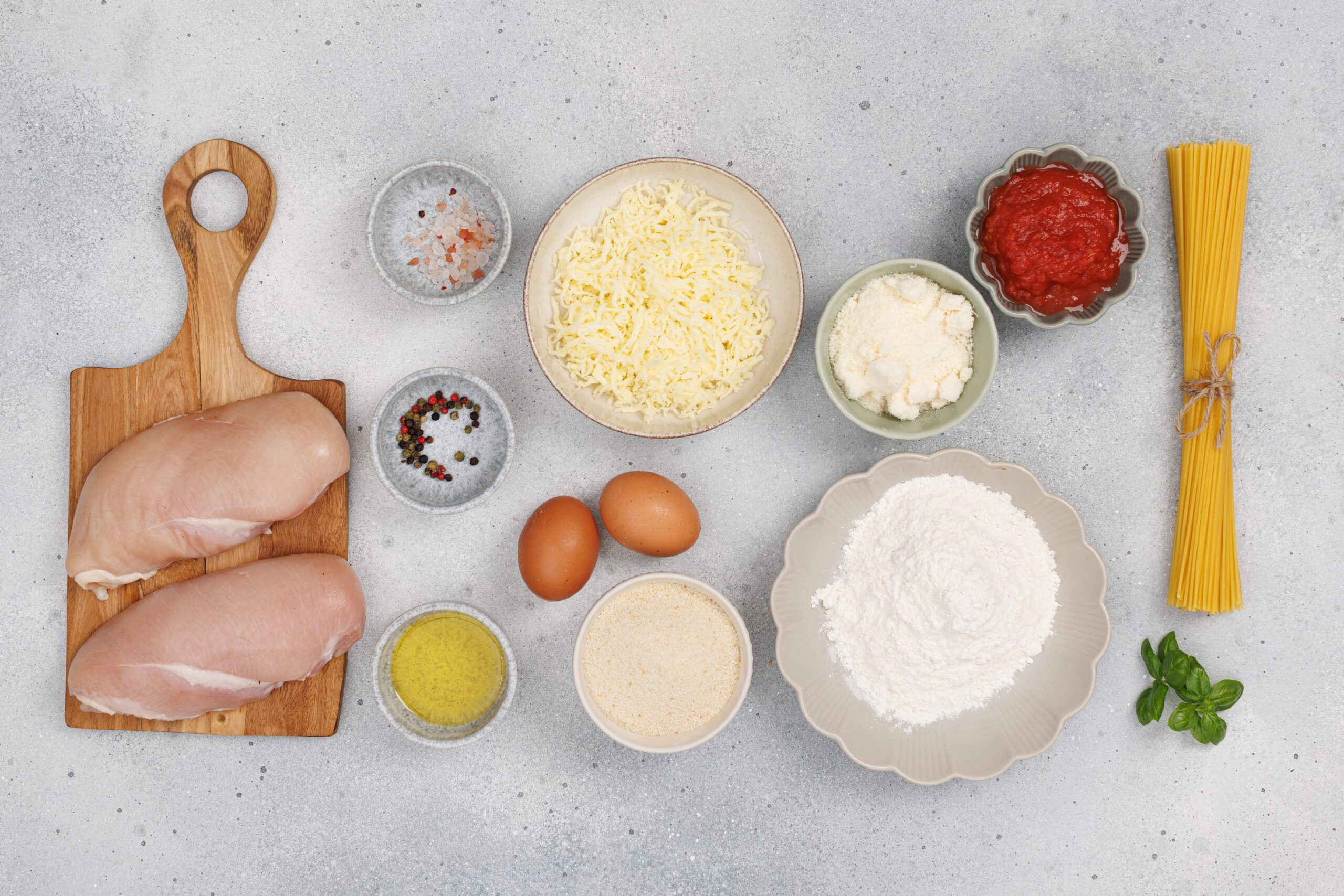Chicken Parmesan Process Ingredients