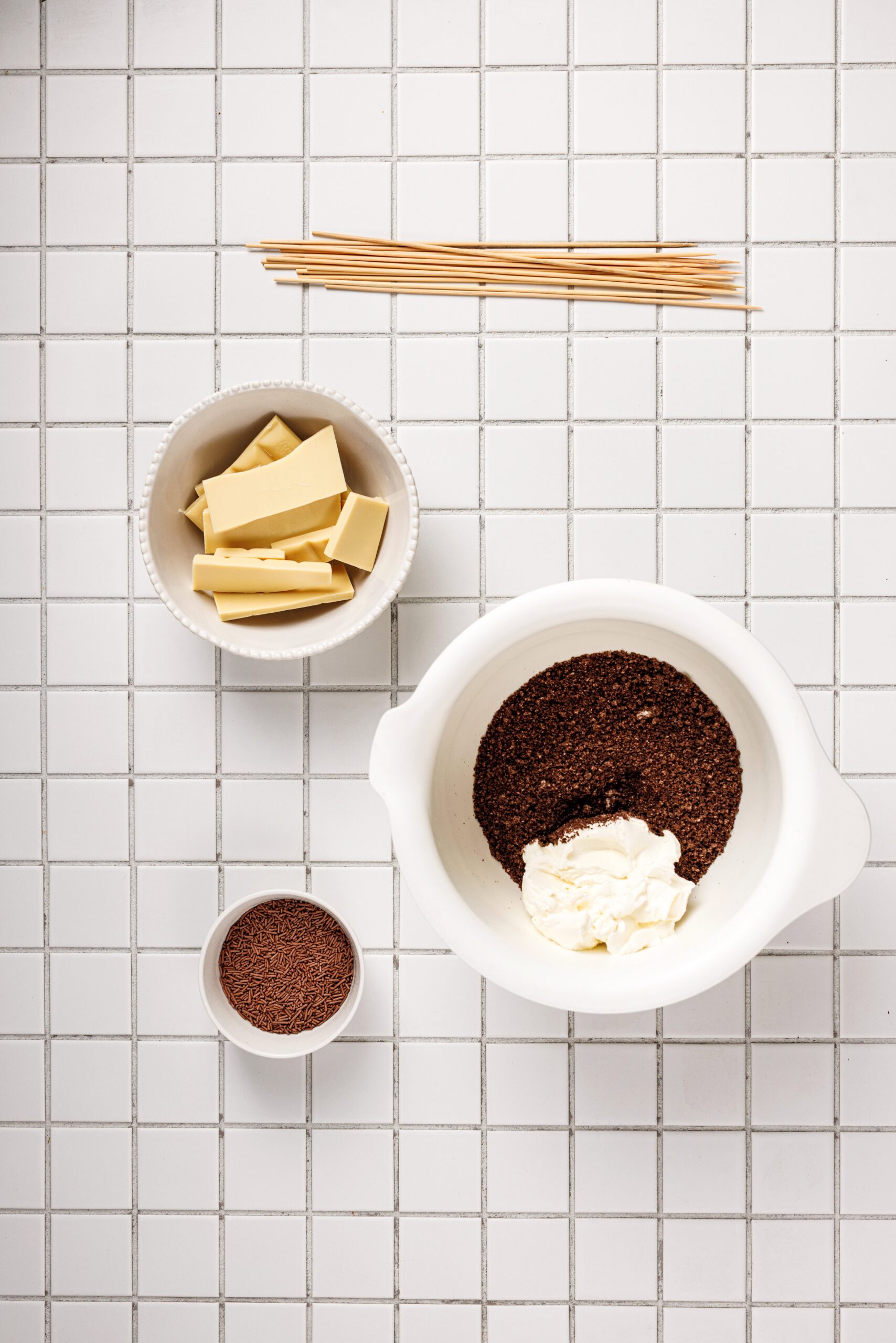 No-bake Oreo Cake Pops Process Photo