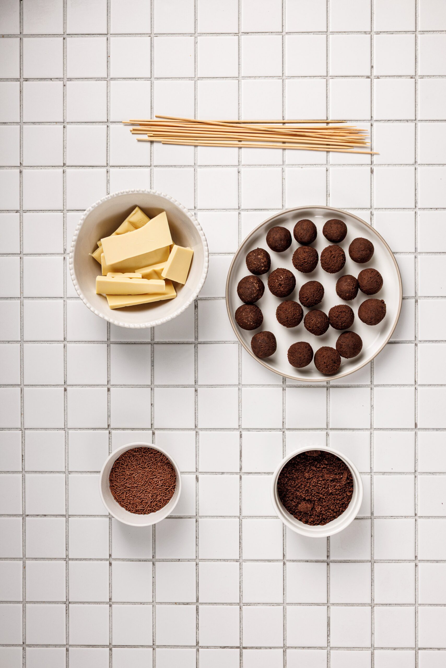 No-bake Oreo Cake Pops Process Photo