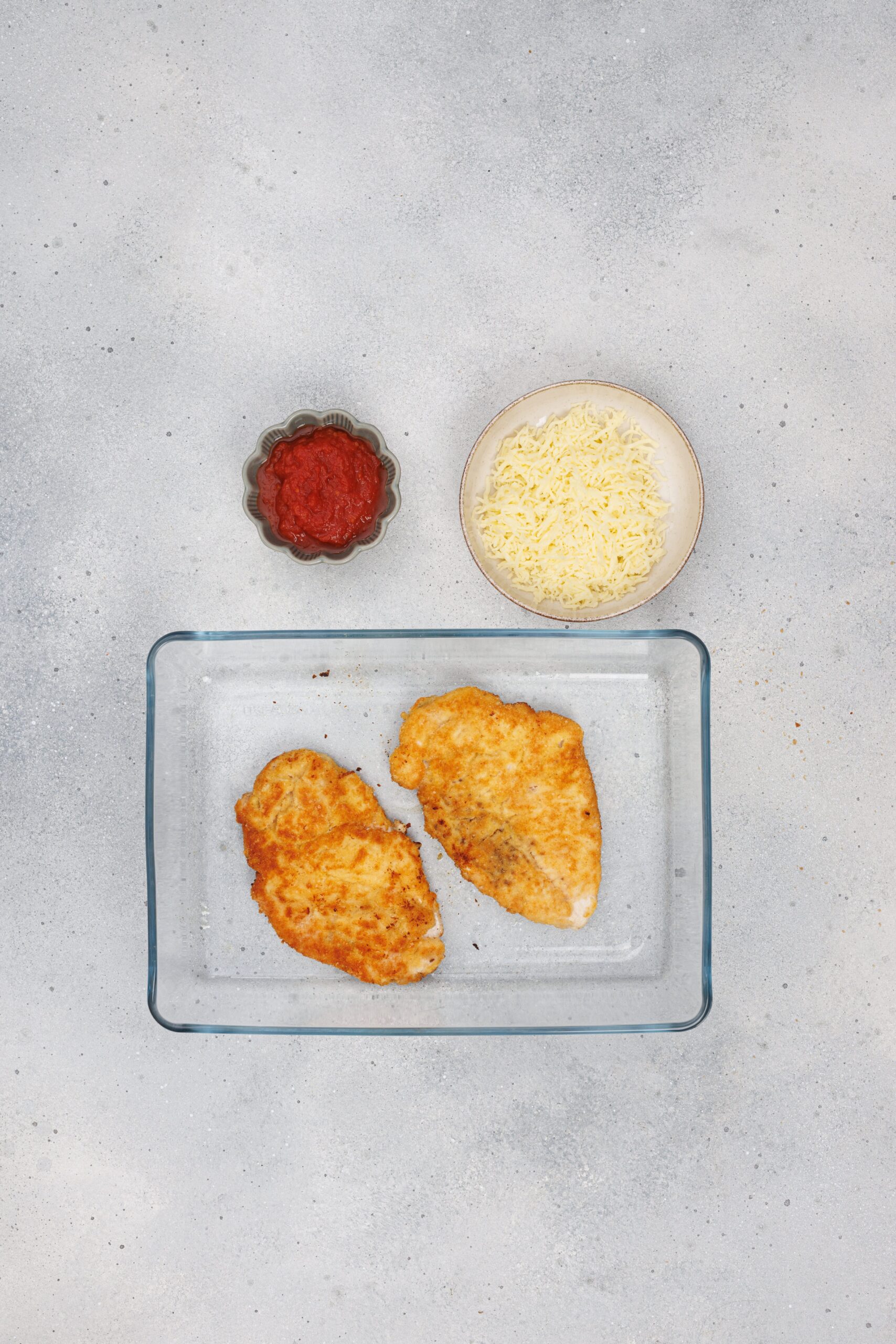 Chicken Parmesan Process Photo