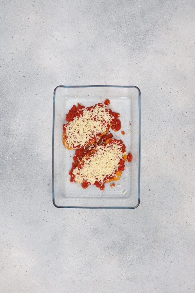 Chicken Parmesan Process Photo