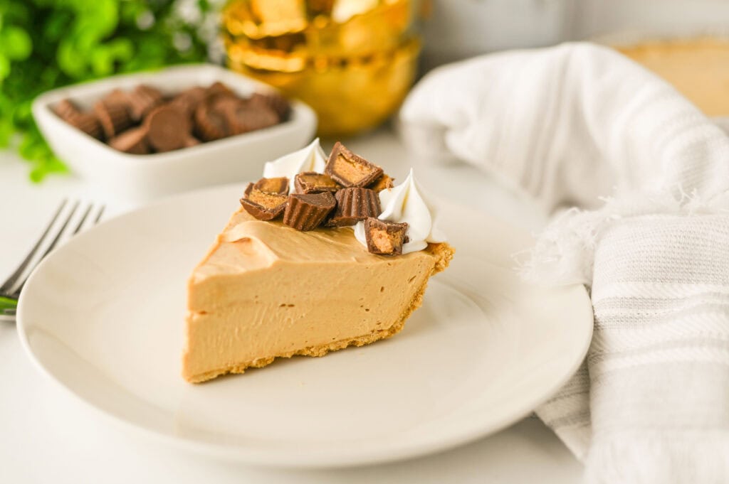 No Bake Peanut Butter Pie