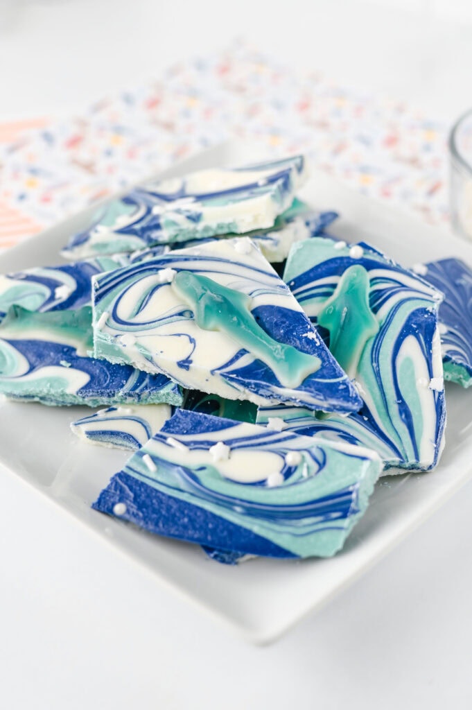 Shark Bark Candy Process Photo