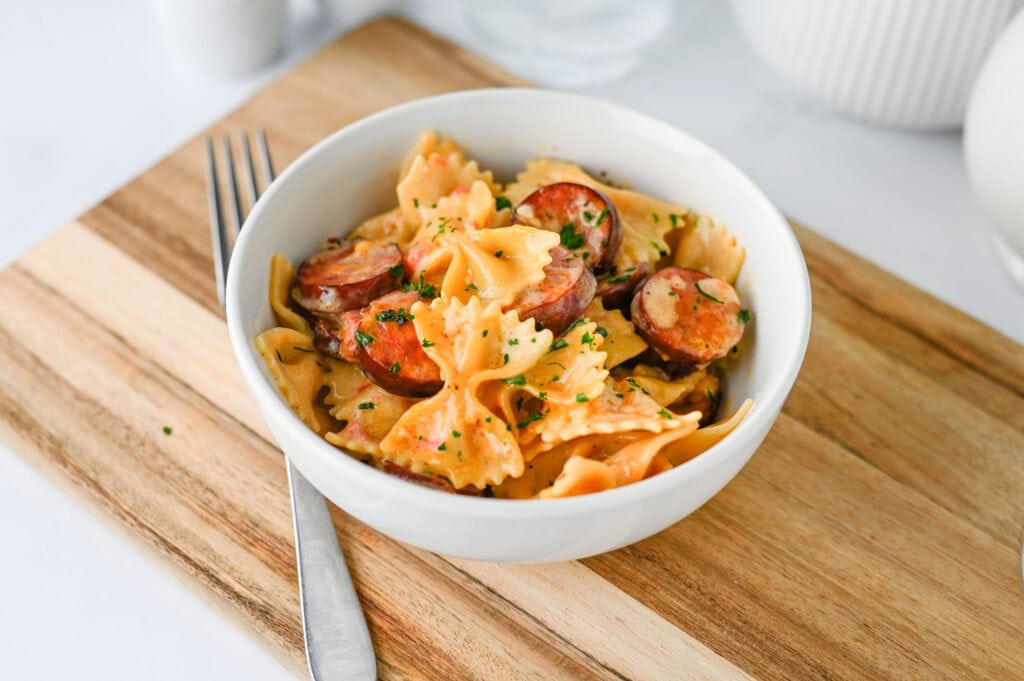 One Pot Cajun Sausage Pasta