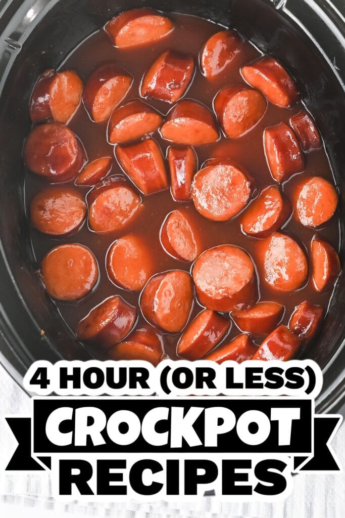 4 hour crockpot recipes - Crockpot BBQ Sausages
