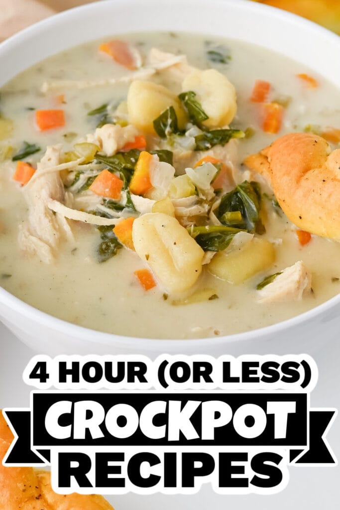 4 hour crockpot recipes - Crockpot Chicken Gnocchi Soup
