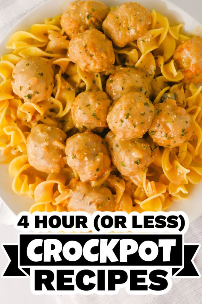 4 hour crockpot recipes - Slow Cooker Creamy Meatballs