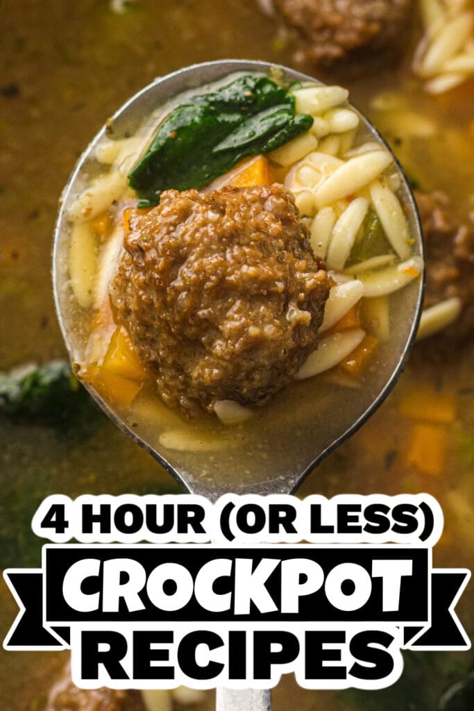 4 hour crockpot recipes - Slow Cooker Italian Wedding Soup