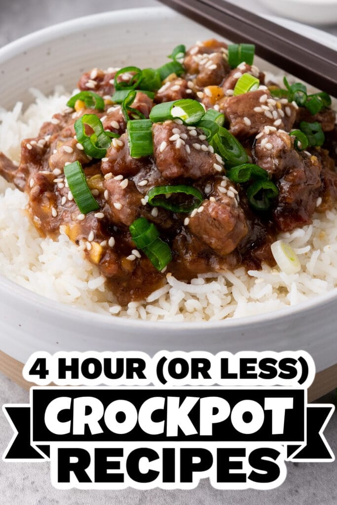 4 hour crockpot recipes - Slow Cooker Mongolian Beef