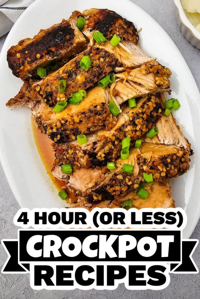 4 hour crockpot recipes - Tender Slow Cooker Honey Garlic Pork Roast