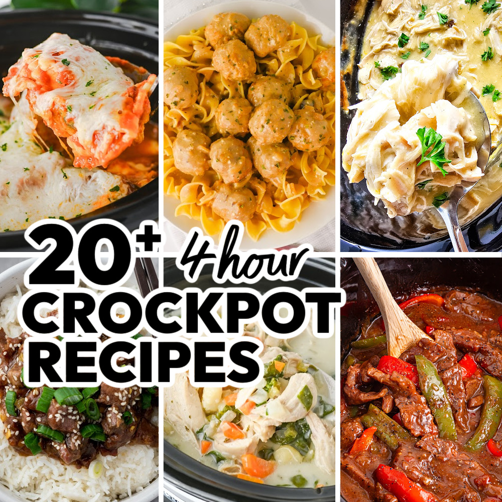 4 hour crockpot recipes featured image