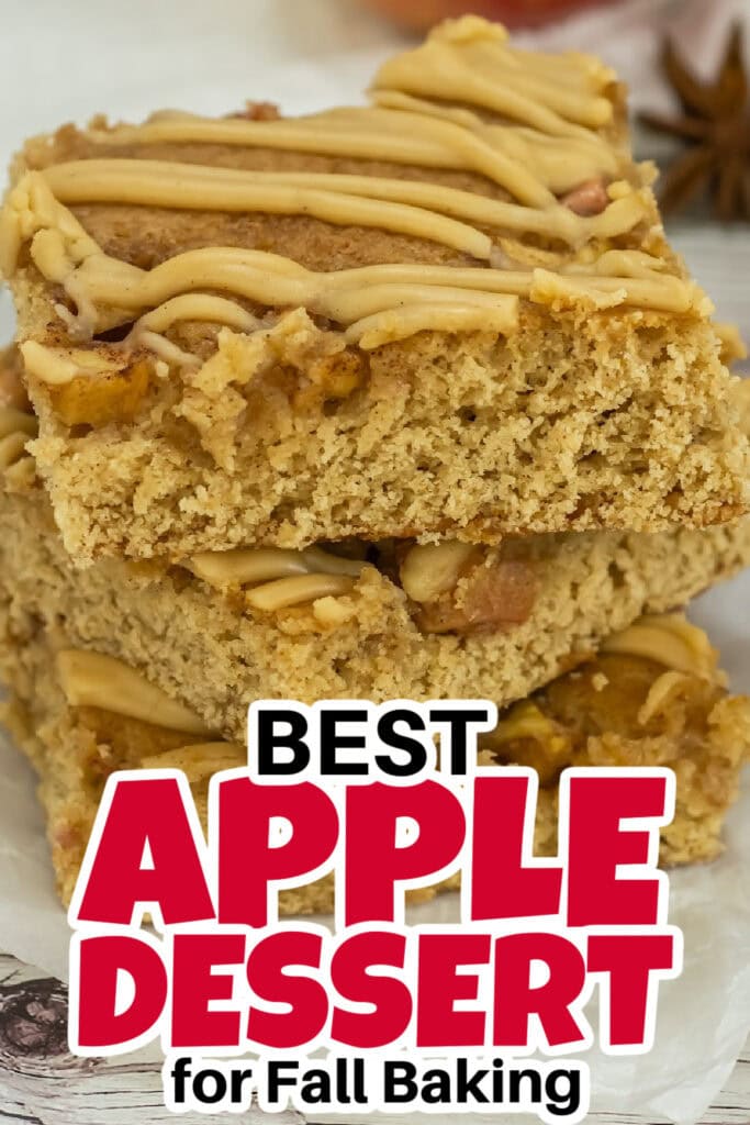 Apple Dessert Recipe-Apple Blondies
