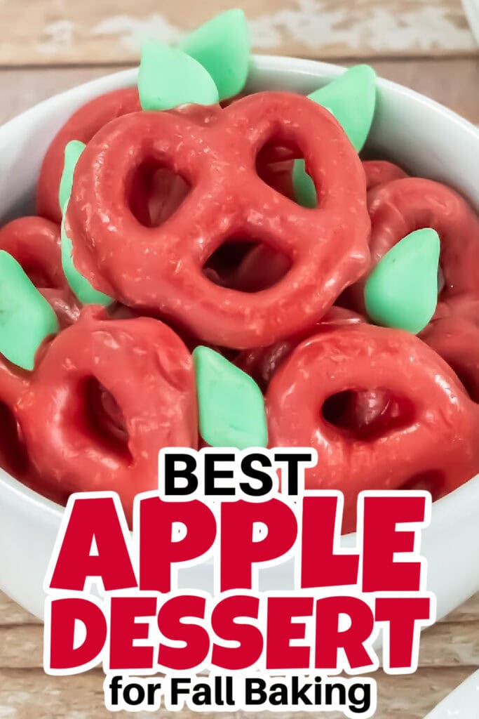 Apple Dessert Recipes-Back-to-School Apple Pretzel Treats