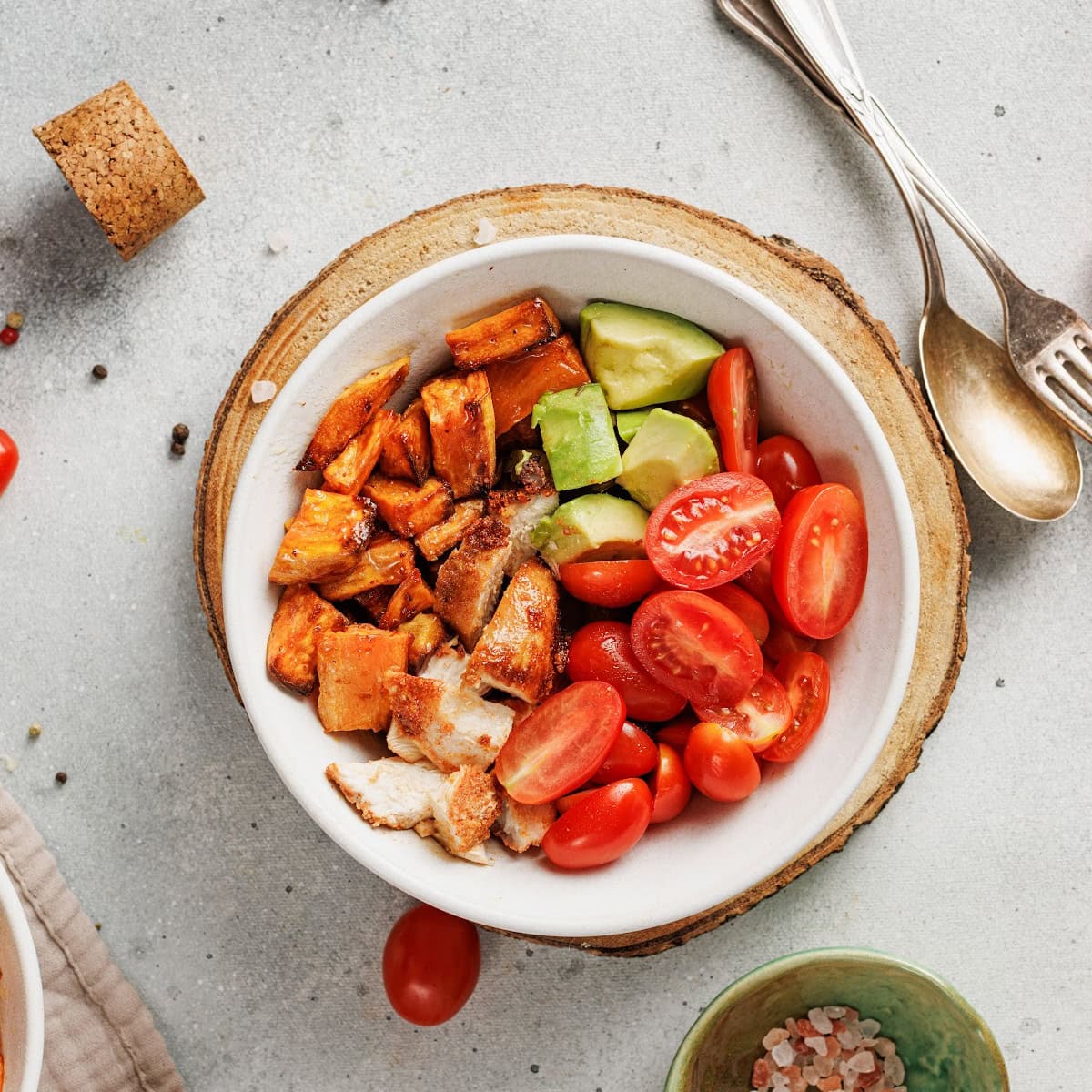 Blackened Chicken and Sweet Potato Bowl Featured image copy