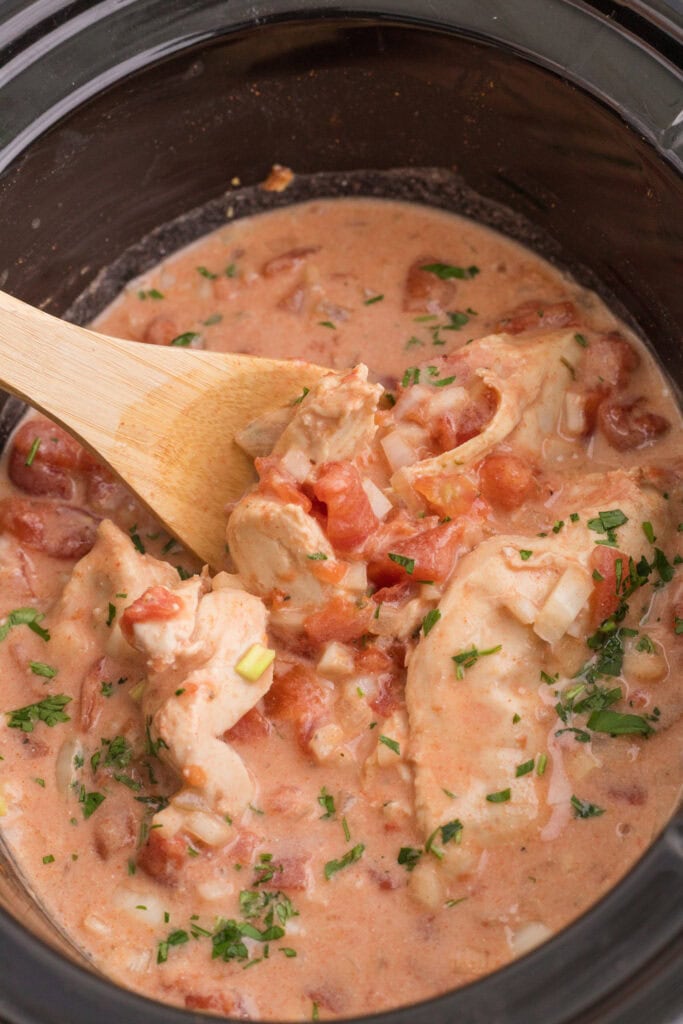 Slow Cooker Chicken Paprikas Process Photo