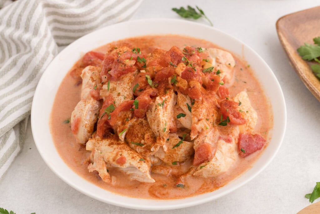 Slow Cooker Chicken Paprikas