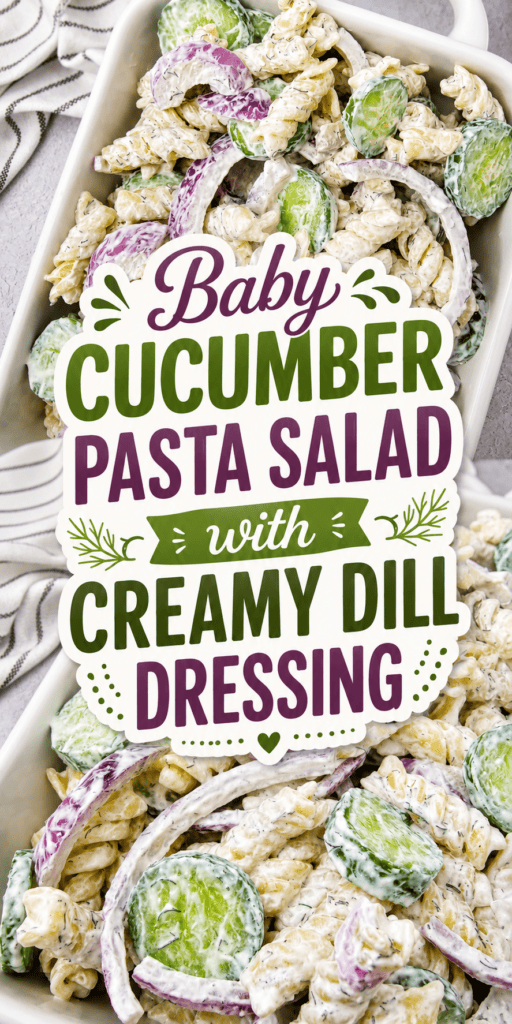 cucumber pasta salad