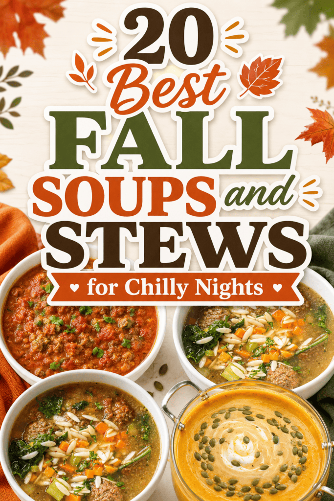 fall soups and stews