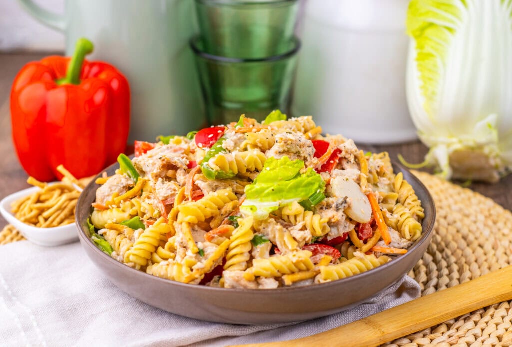 Chinese Chicken Pasta Salad