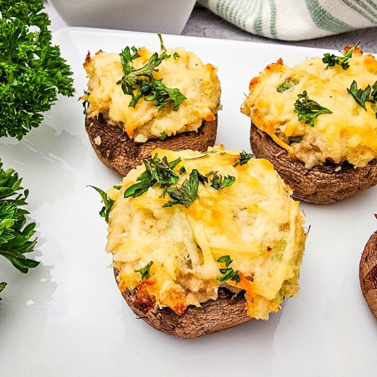 Crab Stuffed Mushrooms Featured Image copy