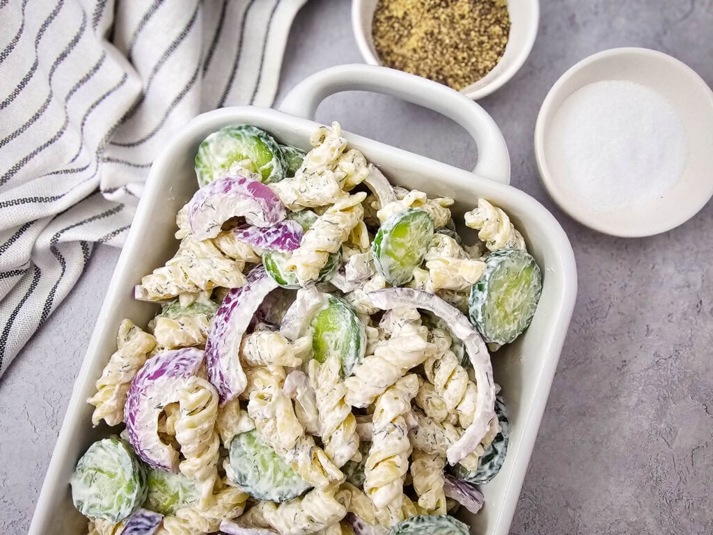 Cucumber Pasta Salad