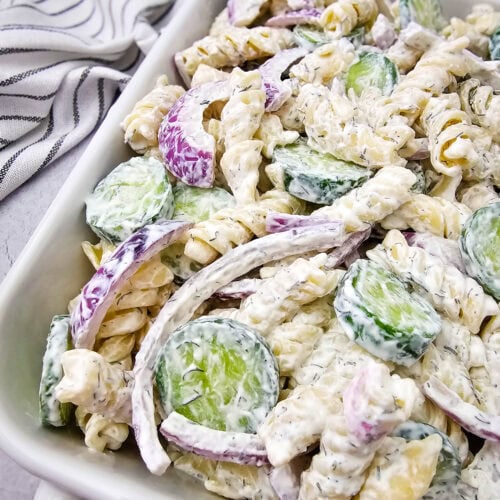 Cucumber Pasta Salad